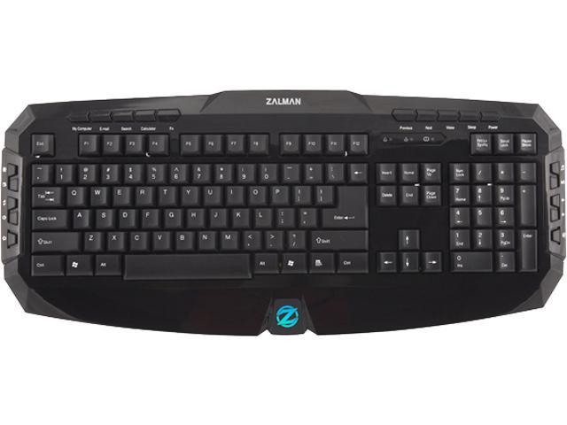 Zalman ZM-K300M Black USB Wired Ergonomic Keyboard