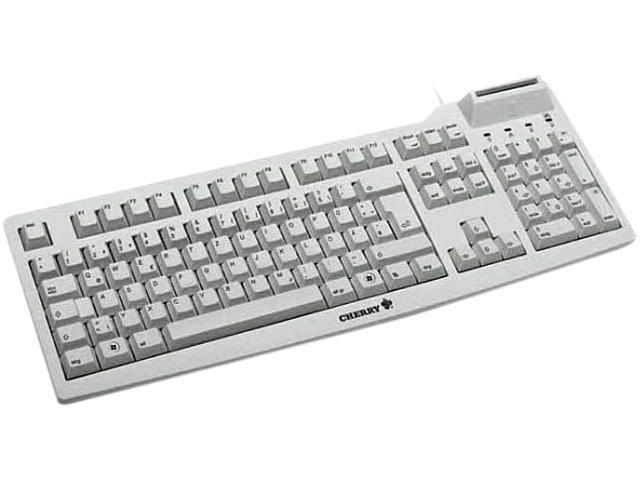Cherry G83-6644LUAEU-0 G83-6644 Compact Keyboard with Smart Card Reader – special order only, non-returnable