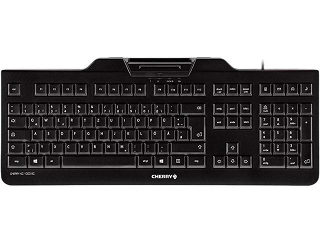 CHERRY KC 1000 SC JK-A0104EU-2 Black 104 Normal Keys USB Wired Keyboard with Smart Card Reader