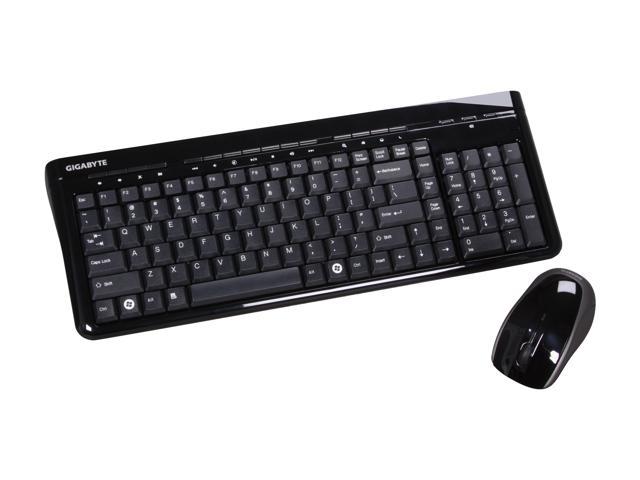 GIGABYTE  KM7580  Black  15  Function Keys 2.4GHz Wireless  Keyboard