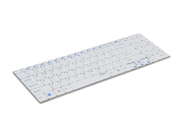 Rapoo E9070 White USB RF Wireless Slim Keyboard