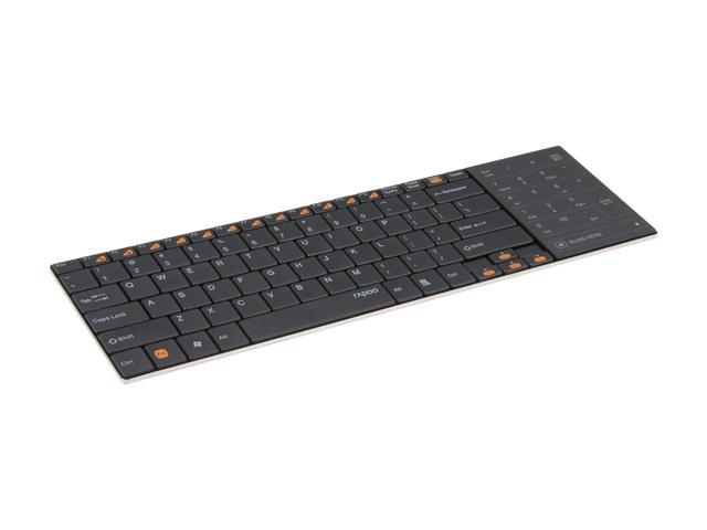 Rapoo E9080 Black USB RF Wireless Slim Touchpad Keyboard