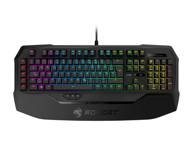 ROCCAT RYOS MK FX - RGB Mechanical Gaming Keyboard With Per-Key Illumination - Cherry MX Brown Switches