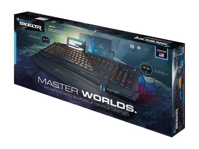 ROCCAT SKELTR Smart Communication RGB Gaming Keyboard - Black
