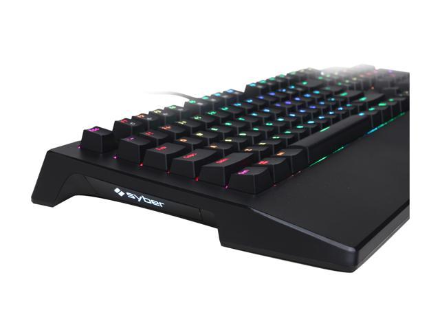 CyberPowerPC Syber SK100 RGB Mechanical Gaming Keyboard - Newegg.com