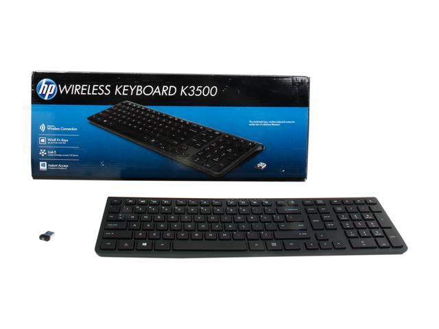 Refurbished Hp K3500 H6r56aaaba Rf Wireless Keyboard Neweggca