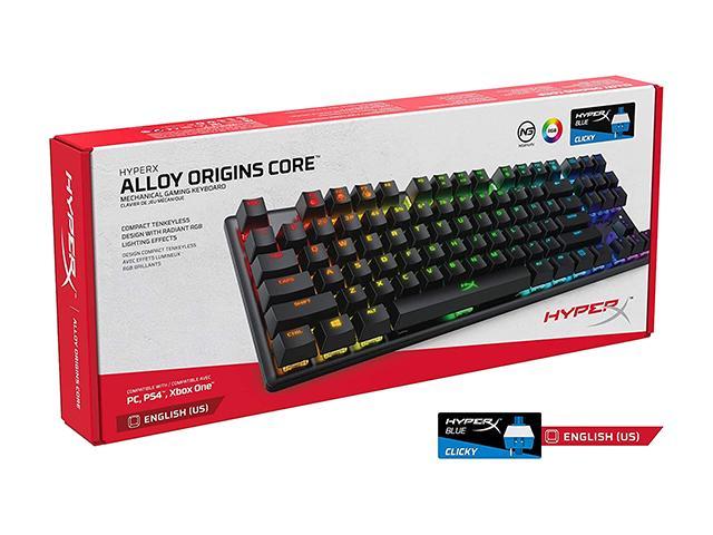 HP 4P5P2AA HyperX Alloy Origins Core - Mechanical Gaming Keyboard - HX ...