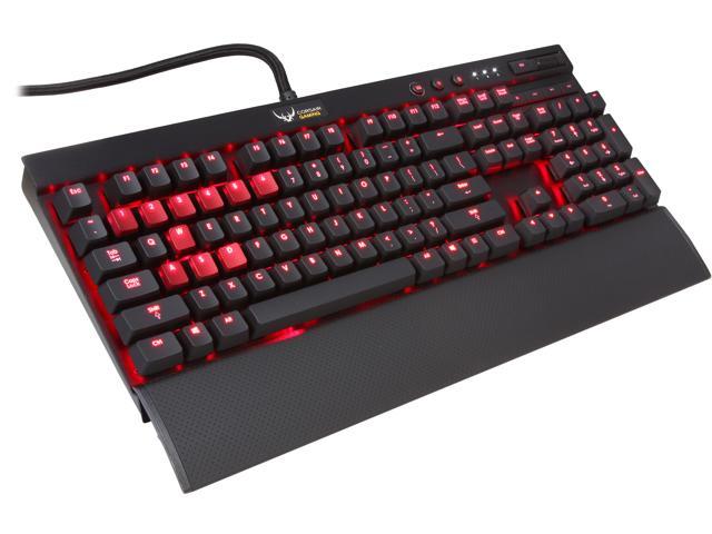 Corsair Gaming K70 Mechanical Gaming Keyboard - Red LED - Cherry MX Blue Switches