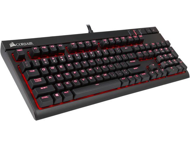 Renewed Corsair Strafe Mechanical Gaming Keyboard Cherry MX Red 