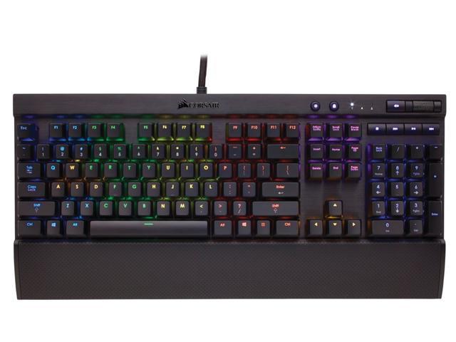 Corsair Gaming K70 RGB Mechanical Gaming Keyboard, Aircraft-grade Aluminum, Backlit Multicolor LED - Cherry MX Red