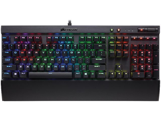 Corsair Gaming K70 RGB RAPIDFIRE Mechanical Keyboard, Backlit RGB LED, Cherry MX RGB Speed