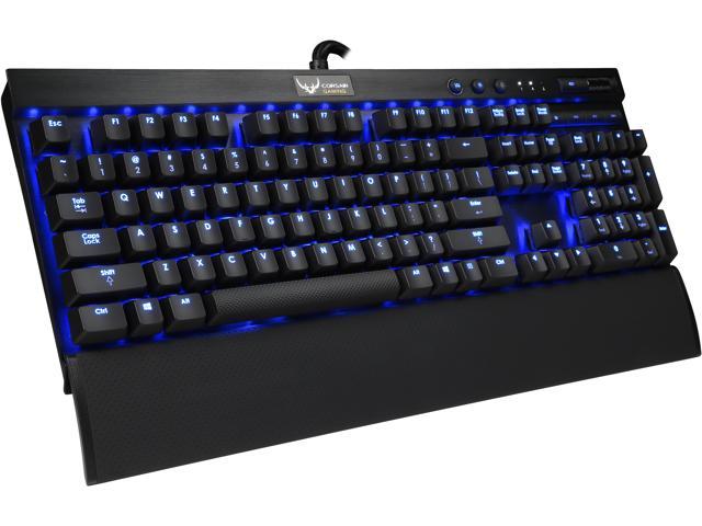 Corsair Certified CH-9000085-NA K70 Mechanical Gaming Keyboard, Cherry MX Red, Blue LED Backlit