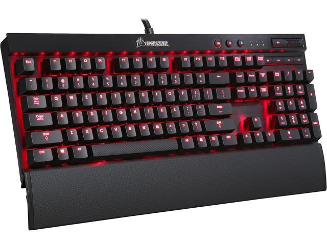 Corsair Certified K70 Vengeance Mechanical Gaming Keyboard, Cherry MX Red, Red LED Backlit (CH-9000114-NA)