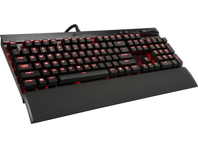 Corsair Gaming K70 LUX Mechanical Keyboard Backlit Red LED Cherry MX Red (CH -9101020-NA) - Newegg.com