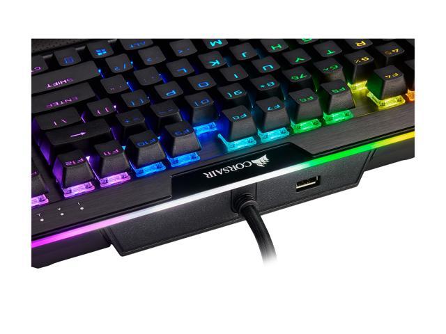 Corsair K95 RGB XT Mechanical Gaming Keyboard, Backlit RGB LED, Cherry Speed RGB Silver, Black (CH-9127414-NA) Newegg.com