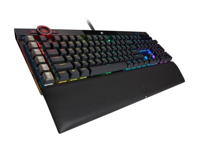 CORSAIR K100 RGB Optical-Mechanical Gaming Keyboard, Backlit RGB LED,  CORSAIR OPX Keyswitches, Black