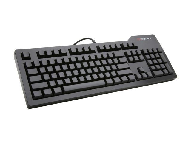 Das Keyboard DASK3ULTMS1SI Black USB Wired Standard Model S Ultimate Silent Keyboard