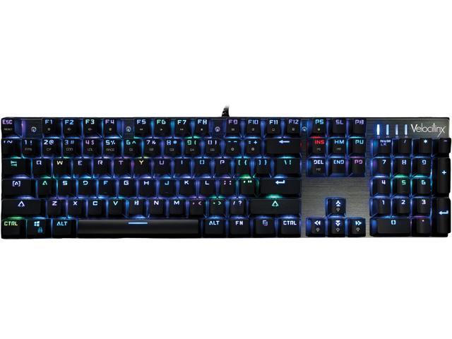 velocilinx brennus 104 key programmable mechanical gaming keyboard