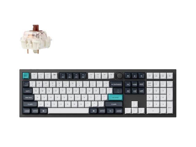 Keychron Q6 Max Wireless RGB Mechanical Keyboard, Hot-swappable, Gateron Jupiter Brown Switch, Carbon Black (Q6M-M3)