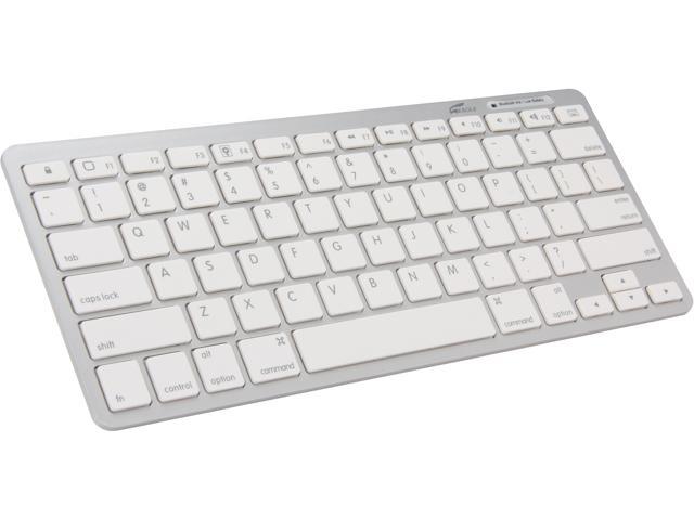 Eagle ET-KB200B-WH White Portable Bluetooth Keyboard for Tablets & Smartphones