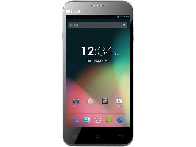 Blu Dash 5.0 D410a Gray 3G Dual-Core 1.3GHz Unlocked GSM Dual-SIM Android Cell Phone