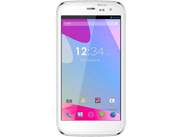 BLU Life One M L131U White 3G Quad-core 1.5 GHz Unlocked GSM Dual-SIM Android Cell Phone