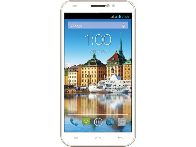 POSH Titan Pro HD E550A 4G Unlocked Cell phone 5.5" White 8GB 1GB RAM