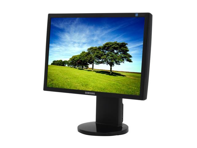 SAMSUNG 2043BWX High Gloss Piano Black 20" 5ms DVI Widescreen LCD Monitor with Height/Pivot Adjustments and 2-port USB Hub 300 cd/m2 DC 8000:1
