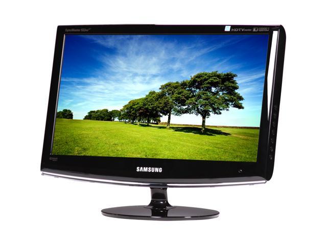 SAMSUNG 933HD+ High Glossy Black 18.5" 5ms HDMI Widescreen LCD  HDTV  Monitor 300 cd/m2 DC 10,000:1 (1,000:1) Built in Speakers and Digital TV tuner
