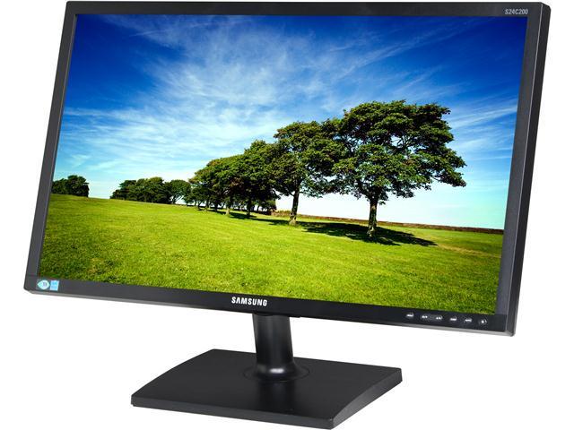 SAMSUNG 23.6" LCD Monitor 5ms (GTG) 1920 x 1080 D-Sub, DVI S24C200BL