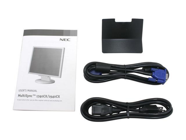 NEC Display Solutions 1940CX-BK 19 