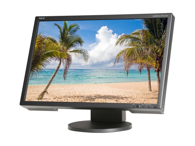 NEC Display Solutions EA221WM-BK Black 22" 5ms Height,Swivel & Pivot Adjustable Widescreen LCD Monitor 250 cd/m2 1000:1 Built-in Speakers