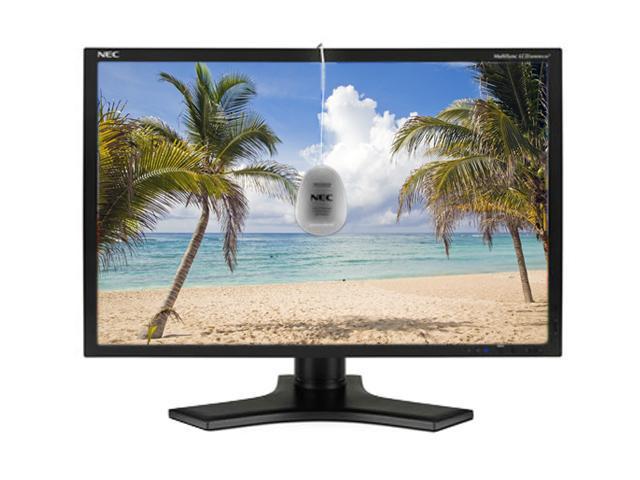 NEC Display Solutions LCD2690W2-BK-SV Black 25.5" Widescreen LCD Monitor with SpectraViewII Color Calibration Solution 320 cd/m2 1000:1