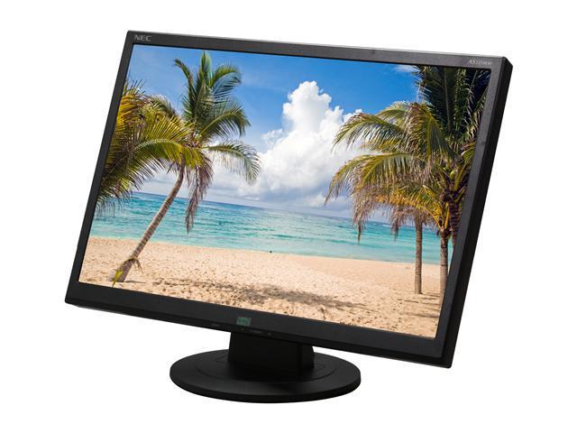 NEC Display Solutions 22" WSXGA+ LCD Monitor 5 ms 1680 x 1050 D-Sub, DVI-D AS221WM-BK