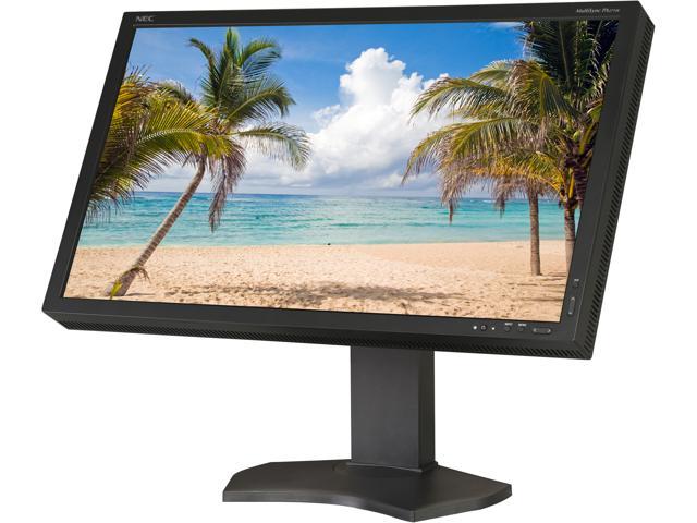 NEC Display Solutions PA271W-BK Black 27" WQHD Height, Swivel & Pivot Adjustable IPS Panel Widescreen LCD Monitor 300 cd/m2 1000:1