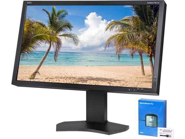 NEC Display Solutions PA271W-BK-SV Black 27" WQHD Height,Swivel,Pivot Adjustable IPS Panel Widescreen LCD monitor 300 cd/m2 1000:1 w/ SpectraViewII