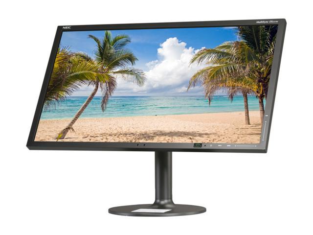NEC Display MultiSync EX231W-BK Black 23” Widescreen TN Panel, LED Backlight LCD Monitor 5ms 250cd/m2, DisplayPort, Height Adjust, Pivot, Tilt & Swivel, Intelligent Power Management, 3 Year Warranty