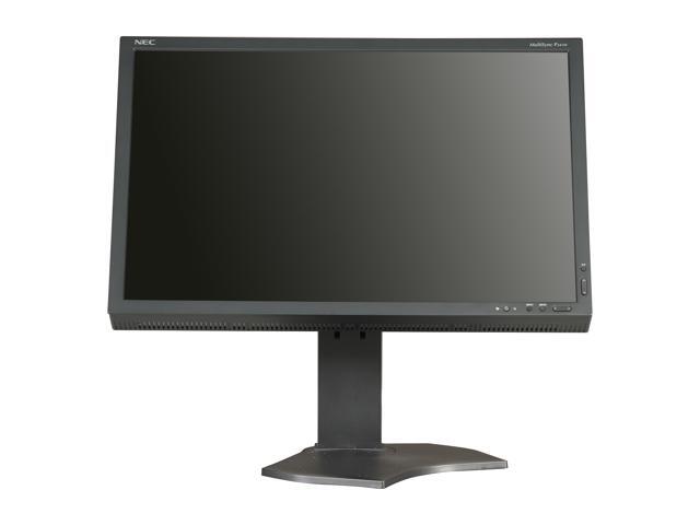 NEC Display Solutions MultiSync P241W-BK Black 24.1" 8ms Pivot, Swivel ...