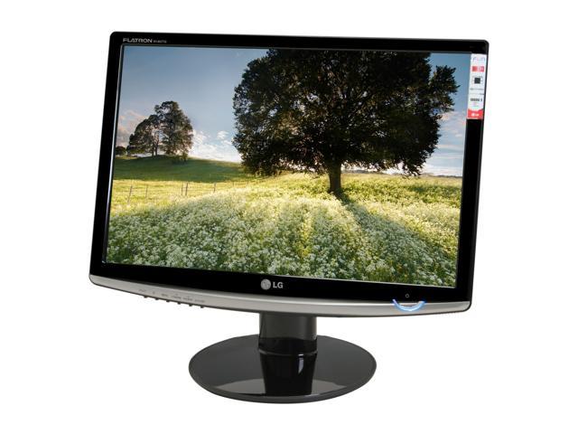 LG W1952TQ-TF Black 19" 2ms Widescreen LCD Monitor 300 cd/m2  10000:1DCR with HDCP Support