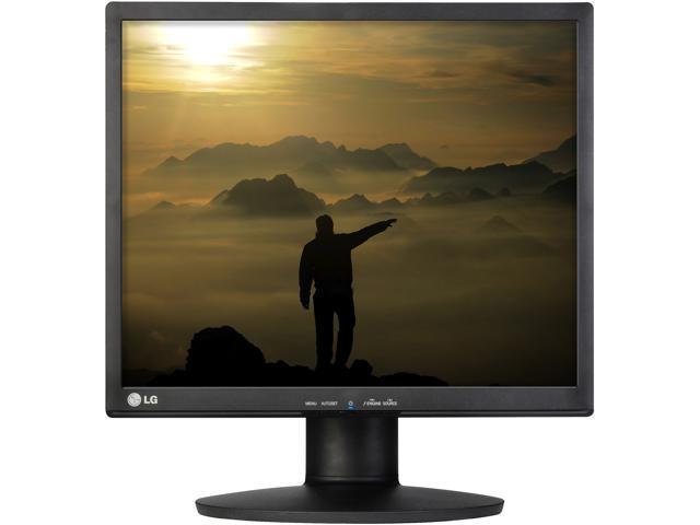 LG L1942PE-BS 19" 1280 x 1024 5ms Height & Pivot Adjustable Anti-Glare LCD Monitor 250 cd/m2 8000:1