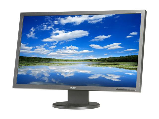 Acer V243HAJbd Black 24" Widescreen LCD Monitor 300 cd/m2 ACM 80000:1(1000:1)