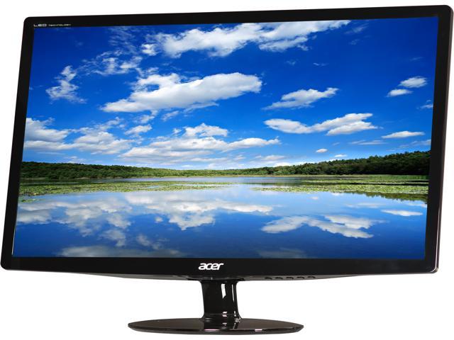 Acer S242HLbid Black 24" 5ms Full HD HDMI LED BackLight LCD Monitor Slim Design  250 cd/m2 ACM (12,000,000:1) 1,000:1