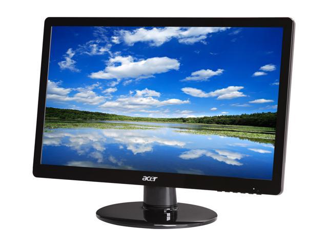 Acer S200HLAbd Black 20" 5ms  LED Backlight Widescreen LCD Monitor 250 cd/m2 ACM 100,000,000:1 (1000:1)