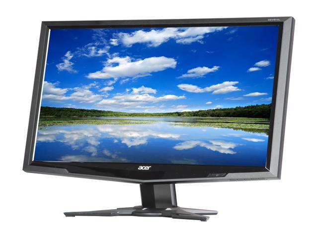 Acer G245HQLbd Black 23.6" 5ms Widescreen LED Monitor 300 cd/m2 ACM 100,000,000:1 (1000:1)