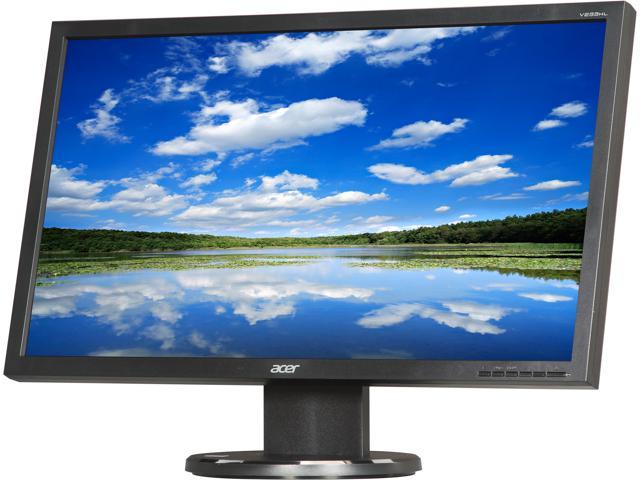 Acer V233HLBJObd Black 23" 5ms Widescreen LED Backlight LCD Monitor 250 cd/m2 ACM 100,000,000:1 (1,000:1)