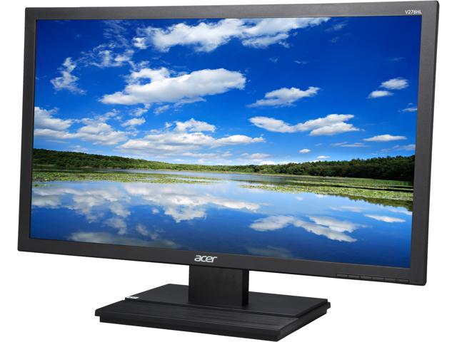 Acer V276HLBMD Black 27" 5ms Full HD Widescreen LED Backlight LCD Monitor 300 cd/m2 100,000,000:1 Built-in Speakers