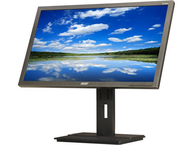 Acer B6 B276HULymiidprz Black 27" 6ms (GTG) IPS-Panel HDMI height&pivot adjustable Widescreen LED Backlight LCD Monitor 350 cd/m2 100,000,000:1 (1,000:1) w/speakers&USB3.0 Hub