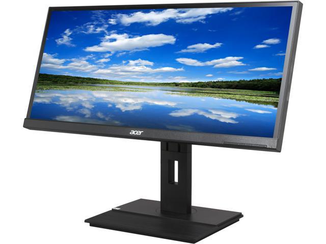 Acer B6 B296CLbmiidprz Black 29" HDMI UltraWide (21:9) LED Backlight LCD Monitor IPS 300 cd/m2 100,000,000:1 (1,000:1) Built-in Speakers