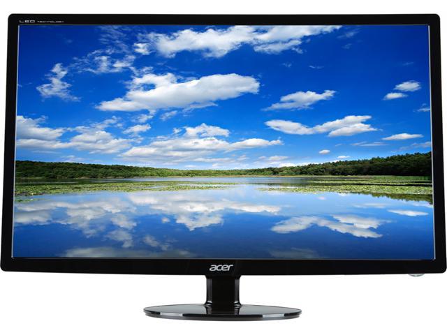 Acer Black S271HL 27" 6ms HDMI  Widescreen LED backlit LCD Monitor 300 cd/m2 100,000,000:1, 178° wide view angel