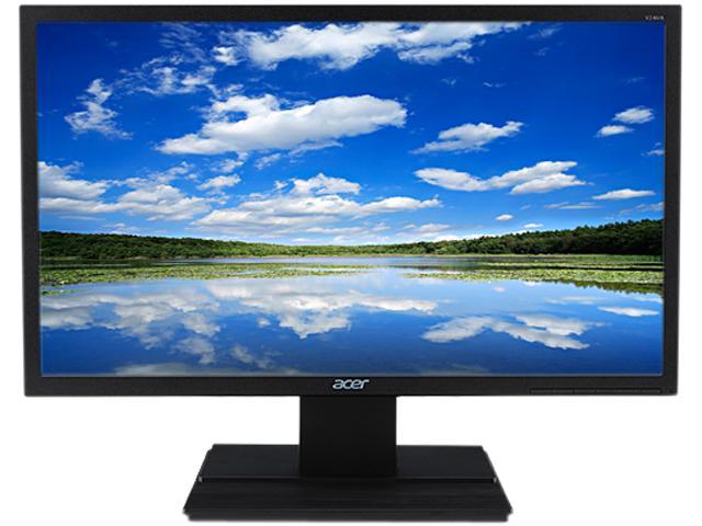 Acer 23.6" 60 Hz TN FHD LCD Monitor 5ms GTG 1920 x 1080 D-Sub, DVI, HDMI V246HQL Cbid UM.UV6AA.C02